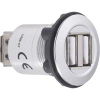 USB 2.0 verlengkabel, 2 x USB-aansluiting, type A naar 2 x USB-aansluiting, type A TRU Components USB-07 1229316, 1 stuk - thumbnail