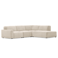 Hoekbank Soho Beige Stof - thumbnail