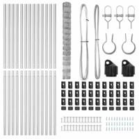 Weidehekwerk Zilver 25 x 1.4 m Gegalvaniseerd staal - thumbnail