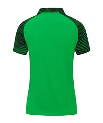 JAKO 6322D Polo Performance Dames - Zachtgroen/Zwart - 42
