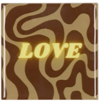 Tegeltje Love 10x10x1cm