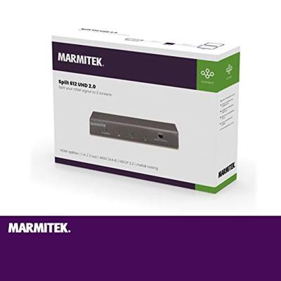 Split 612 UHD 2.0 - HDMI splitter 4K 60Hz - 1 in / 2 uit - thumbnail