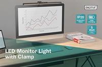 Digitus LED-monitorlamp DA-90415 Energielabel F (A - G) LED-monitorbalk licht 5 W, 250 lm, klem, zwart - thumbnail