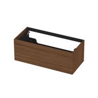 INK - Onderkast 1 Lade Push 2 Open Decor - 1000x450x376 Mm - Warm Walnoot - thumbnail