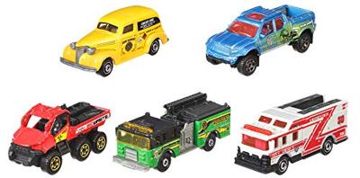 Mattel Matchbox Voertuigen 5 Stuks Assorti