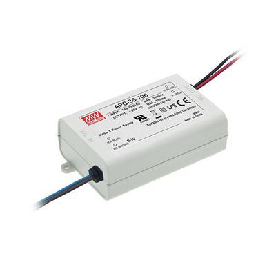MEAN WELL APC-35-1050 LED-driver Constante stroomsterkte 34.7 W 1.05 A 11 - 33 V/DC Niet dimbaar, Overbelastingsbescherming 1 stuk(s)