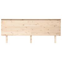 Hoofdbord 204x6x82,5 cm massief grenenhout - thumbnail