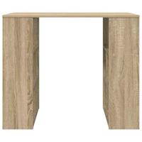 Bureau met plank Sonoma eiken 90 x 50 x 75 cm Bewerkt hout - thumbnail