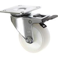 TOOLCRAFT TO-5137875 Zwenkwiel met parkeerrem 50 mm met schroefplaat polyamide Draagvermogen (max.): 50 kg - thumbnail