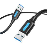 Vention CONBD USB-kabel USB 3.2 Gen 1 (3.1 Gen 1) 0,5 m USB A Zwart - thumbnail