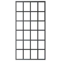 VidaXL Schuifdeur 102x205 cm esg-glas en aluminium zwart - thumbnail