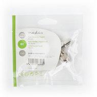 Nedis CSGP40905ME Iec (coax) -connector Haaks Male - 2 Stuks Metaal - thumbnail