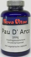 Nova Vitae Pau d'arco 500mg extract 5:1 200 Capsules - thumbnail