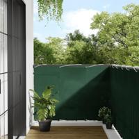 VidaXL Balkonscherm 120x700 cm 100% oxford polyester donkergroen - thumbnail
