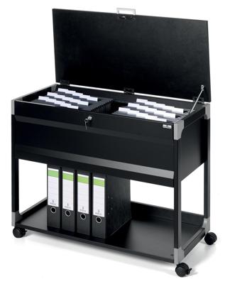 Durable 3787 tijdschriftenhouder Roestvrijstaal Zwart