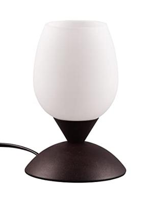 Trio Tafellamp roestbruinCup Ii wit glas - R59441024