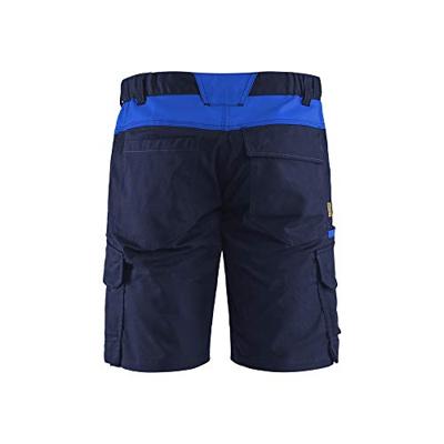 Blåkläder Industrie short met stretch 14461832 | Marineblauw/Korenblauw | Maat 46 - 7330509758090