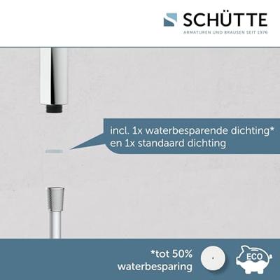 Schutte SAMOA RAIN handdouche | 3 functies | chroom-wit
 - 60952