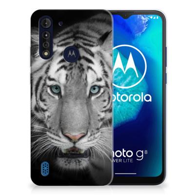 Motorola Moto G8 Power Lite TPU Hoesje Tijger Motorola Moto G8 Power Lite TPU Hoesje Tijger