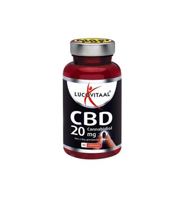 Lucovitaal CBD Cannabidiol 20mg Capsules