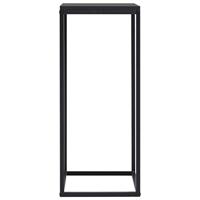 Bijzettafels 2 st staal zwart - thumbnail