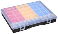 Allit EuroPlus Flex 37-17, schwarz Assortimentskoffer (l x b x h) 370 x 295 x 55 mm Aantal vakken: 17 Doorzichtige deksel Inhoud 1 stuk(s) - thumbnail