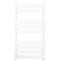 Designradiator BWS Flora 95x50cm 475W Wit (Links Rechts Aansluiting) - thumbnail