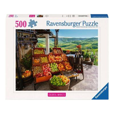 Ravensburger legpuzzel fruits and vegetables market, croatia - 500st.