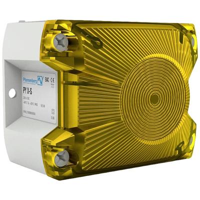 Pfannenberg Signaallamp LED PY L-S 90-265 AC YE 7035 21513643055 Geel Flitslicht, Continulicht, Knipperlicht 230 V/AC