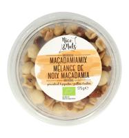 Nice & Nuts Macadamia mix met zeezout geroosterd bio 175 Gram - thumbnail