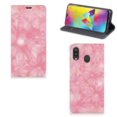 Samsung Galaxy M20 Smart Cover Spring Flowers