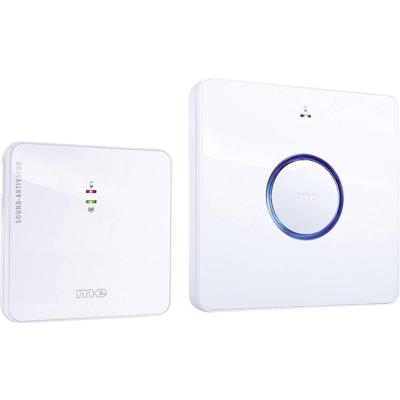 m-e modern-electronics 41094 Complete set voor Draadloze deurbel Reageert op deurbel m-e modern-electronics 41094 Complete set voor Draadloze deurbel Reageert op deurbel