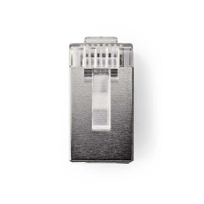 Netwerkconnector | RJ45 Male - Voor Solid Cat6 U/FTP-Kabels | 10 Stuks | Metaal - thumbnail