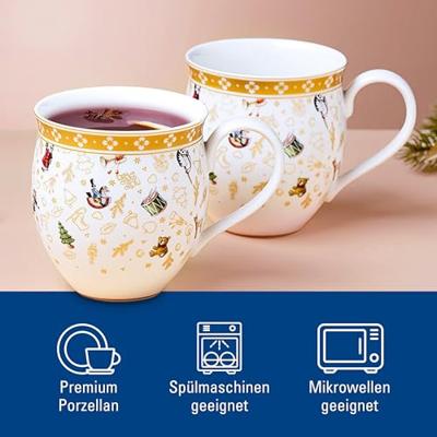 Villeroy & Boch Beker 0,44 l Special Edition - 10 jarig jubileum, per 2 Villeroy & Boch Beker 0,44 l Special Edition - 10 jarig jubileum, per 2