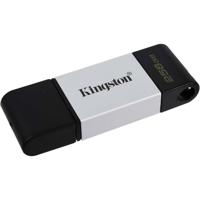 Kingston Technology DataTraveler 80 USB flash drive 256 GB USB Type-C 3.2 Gen 1 (3.1 Gen 1) Zwart, Zilver - thumbnail