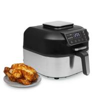 Princess 01.182092.01.001 Airfryer 5.6 l 1760 W Instelbare temperatuur, Timerfunctie, Grillfunctie, Heteluchtfunctie Zilver-zwart - thumbnail