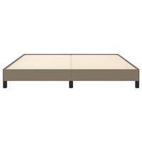 Bedframe zonder matras stof taupe 180x200 cm - thumbnail