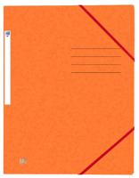 Elastomap oxford top file+ a4 oranje | 10 stuks - thumbnail