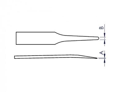 Ideal Tek 702A.CF.IT Pincet 1 stuks 702A 115 mm Ideal Tek 702A.CF.IT Pincet 1 stuks 702A 115 mm