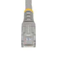 Cat6 ethernetkabel 10 ft grijs - thumbnail