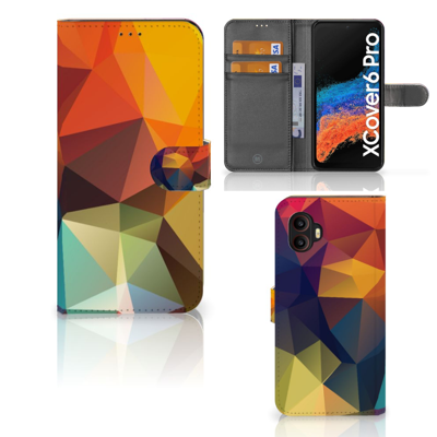 Samsung Galaxy Xcover 6 Pro | Book Case | Polygon Color