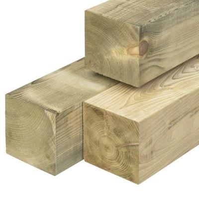 Paal Midden-Europees vuren 13,8x13,8x300 cm Tuindeco - Tuindeco