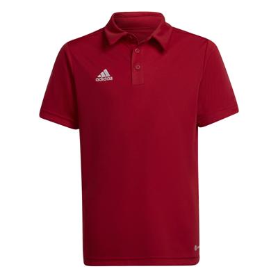 adidas Entrada 22 Polo Kids Rood Wit adidas Entrada 22 Polo Kids Rood Wit