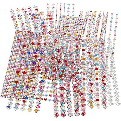 Creativ Company Strasstenen designs 2-10mm, 12 vellen