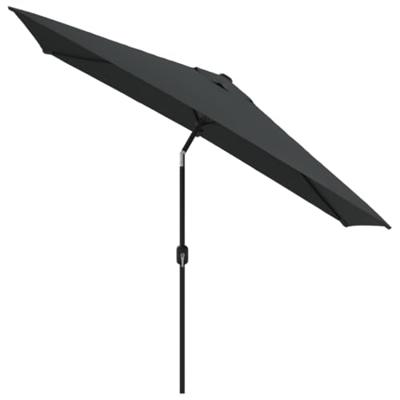 VidaXL Parasol met metalen paal 300x200 cm antraciet
