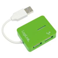 LogiLink UA0138 UA0138 USB-hub 4 poorten USB-A USB 2.0 480 MBit/s Groen - thumbnail