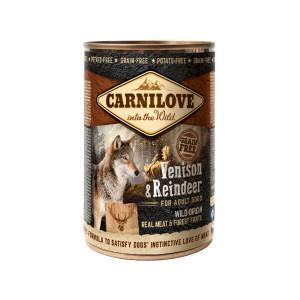 Carnilove hert met rendier natvoer hond (blik) 12 x 400 g Carnilove hert met rendier natvoer hond (blik) 12 x 400 g