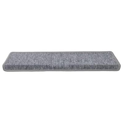 Trapmatten 15 st 65x21x4 cm lichtgrijs met rechthoekige rand