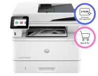 HP LaserJet Pro MFP 4102 fdw Multifunctionele printer Laser, kleur Zwart/wit A4 Printen, scannen, kopiëren, faxen Bluetooth, Duplex, LAN, WiFi, USB - thumbnail