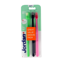 Jordan Tandenborstel clean smile soft 3 Stuks - thumbnail